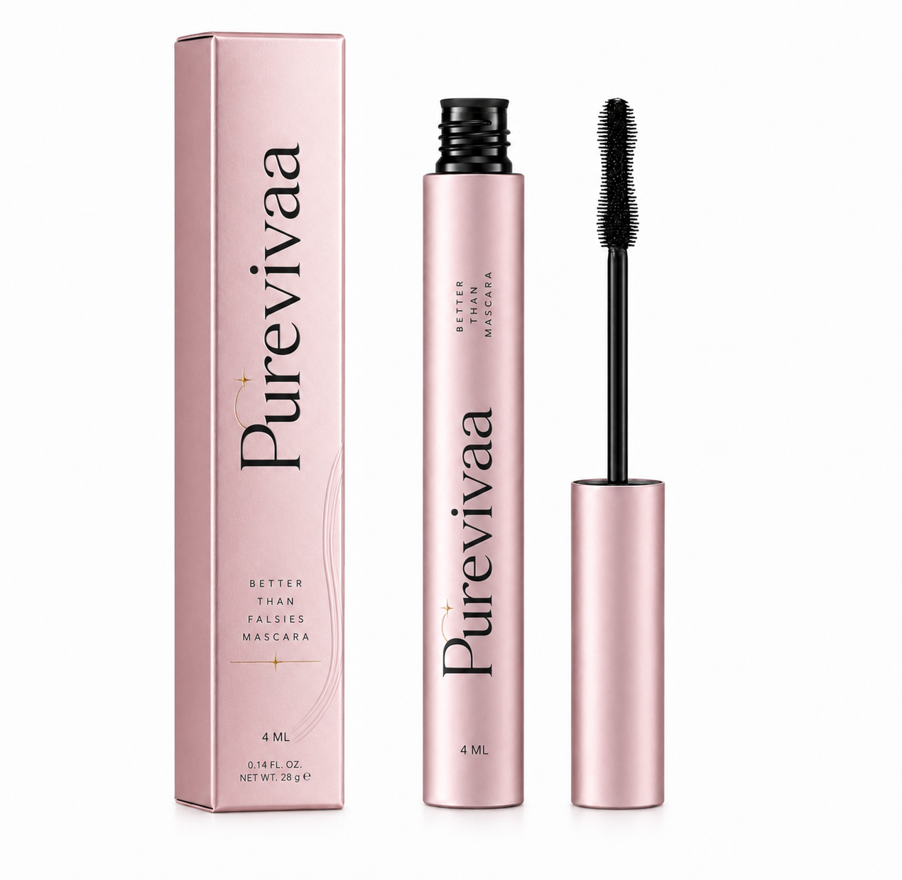 Purevivaa™ Lash Growth Mascara – Clump-Free Volume, Longer-Looking Lift & Lash Conditioning Care