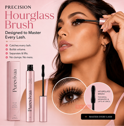 Purevivaa™ Lash Growth Mascara – Clump-Free Volume, Longer-Looking Lift & Lash Conditioning Care