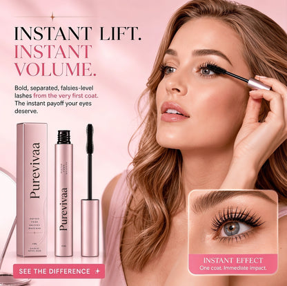 Purevivaa™ Lash Growth Mascara – Clump-Free Volume, Longer-Looking Lift & Lash Conditioning Care