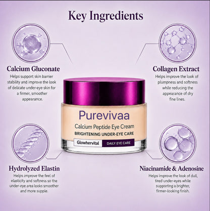 Purevivaa Calcium Dark Spot Eye Cream