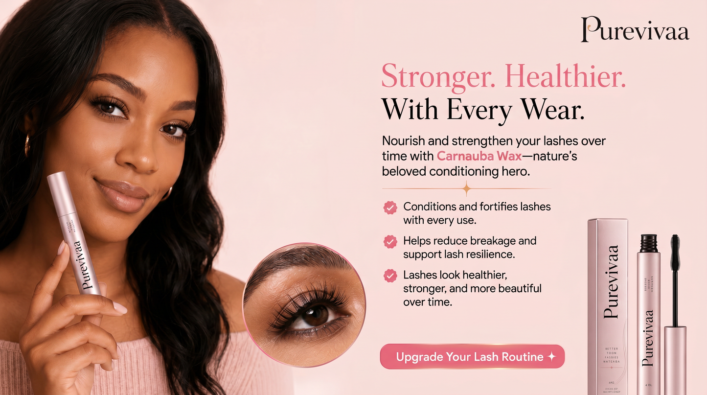 Purevivaa™ Lash Growth Mascara – Clump-Free Volume, Longer-Looking Lift & Lash Conditioning Care
