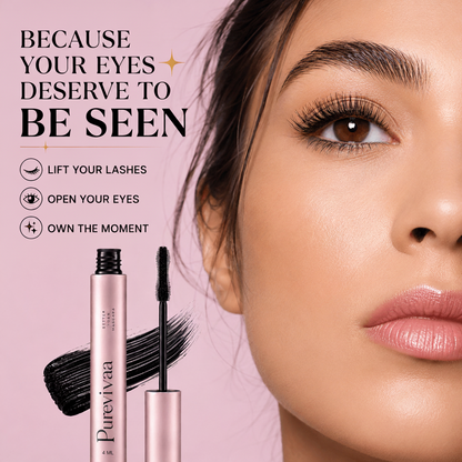 Purevivaa™ Lash Growth Mascara – Clump-Free Volume, Longer-Looking Lift & Lash Conditioning Care